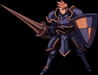 Hero Siege Shield Lancer class artwork