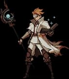 Hero Siege White Mage class artwork